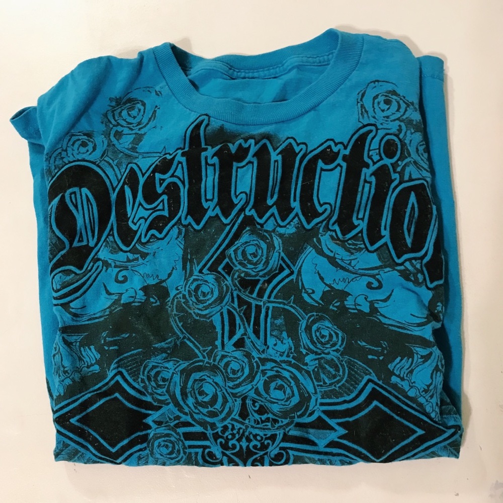 destruction band graphic tee